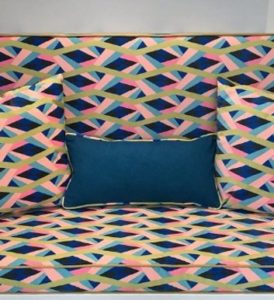 brightly coloured chair